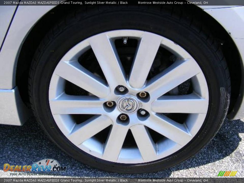 2007 Mazda MAZDA3 MAZDASPEED3 Grand Touring Sunlight Silver Metallic / Black Photo #28