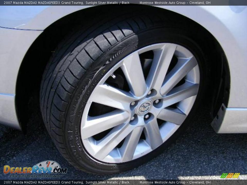 2007 Mazda MAZDA3 MAZDASPEED3 Grand Touring Sunlight Silver Metallic / Black Photo #29