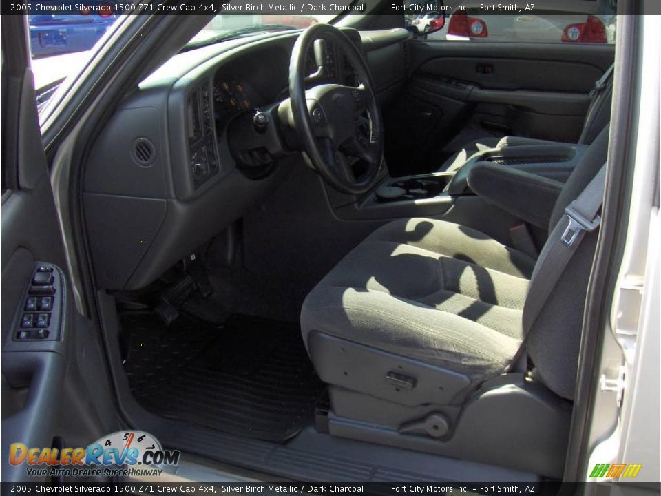2005 Chevrolet Silverado 1500 Z71 Crew Cab 4x4 Silver Birch Metallic / Dark Charcoal Photo #5