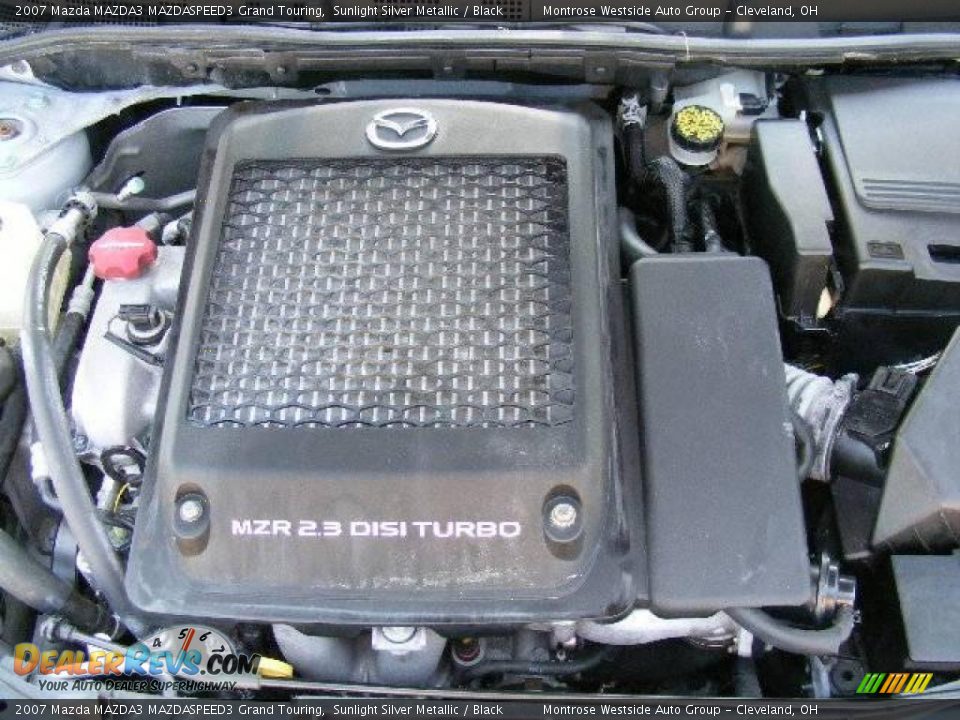 2007 Mazda MAZDA3 MAZDASPEED3 Grand Touring Sunlight Silver Metallic / Black Photo #30