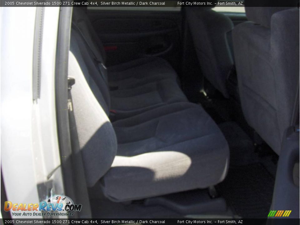 2005 Chevrolet Silverado 1500 Z71 Crew Cab 4x4 Silver Birch Metallic / Dark Charcoal Photo #7