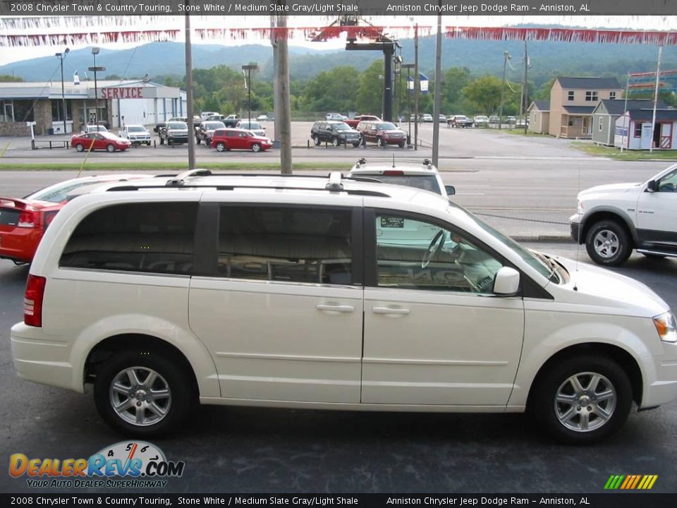 2008 Chrysler Town & Country Touring Stone White / Medium Slate Gray/Light Shale Photo #3