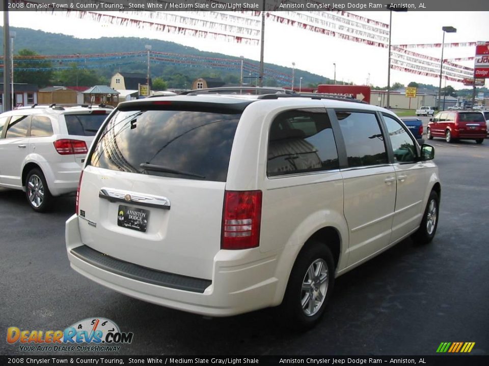 2008 Chrysler Town & Country Touring Stone White / Medium Slate Gray/Light Shale Photo #4