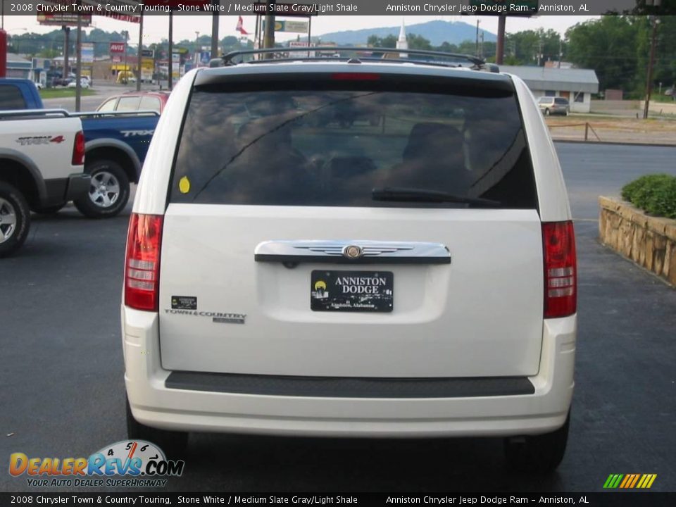 2008 Chrysler Town & Country Touring Stone White / Medium Slate Gray/Light Shale Photo #5