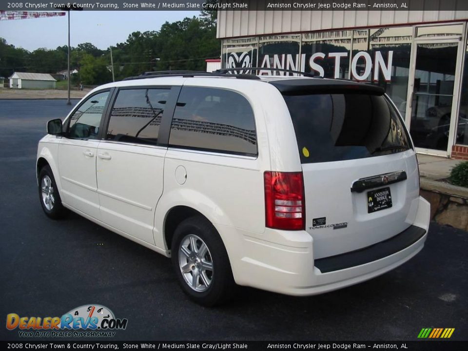 2008 Chrysler Town & Country Touring Stone White / Medium Slate Gray/Light Shale Photo #6