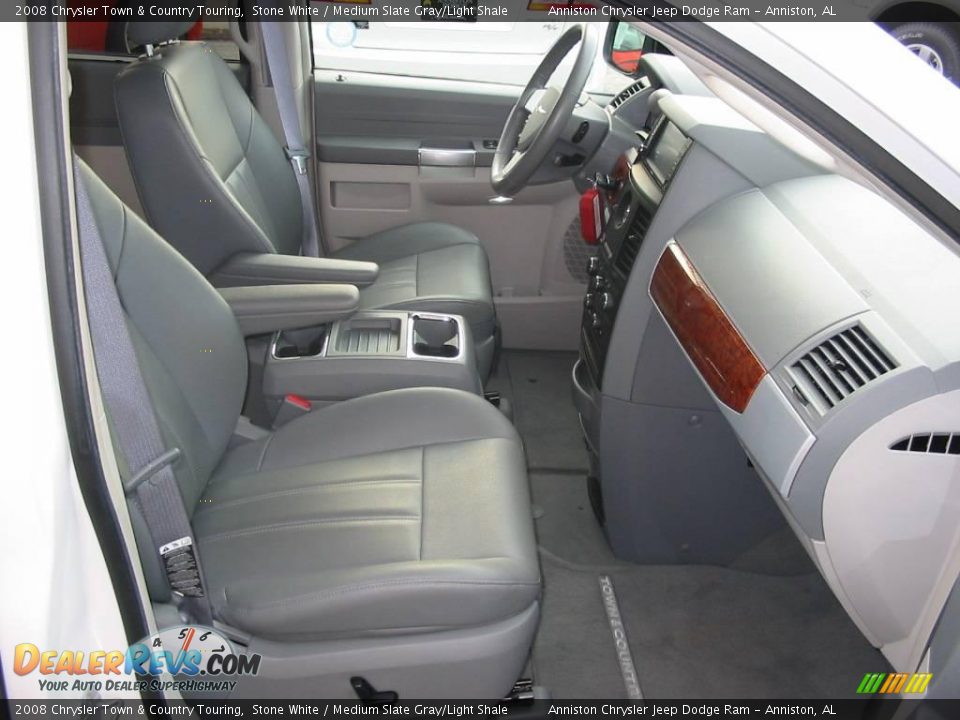 2008 Chrysler Town & Country Touring Stone White / Medium Slate Gray/Light Shale Photo #20