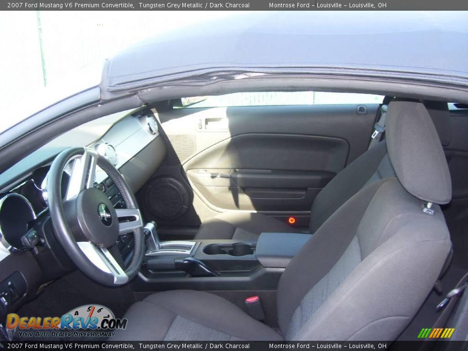 2007 Ford Mustang V6 Premium Convertible Tungsten Grey Metallic / Dark Charcoal Photo #9