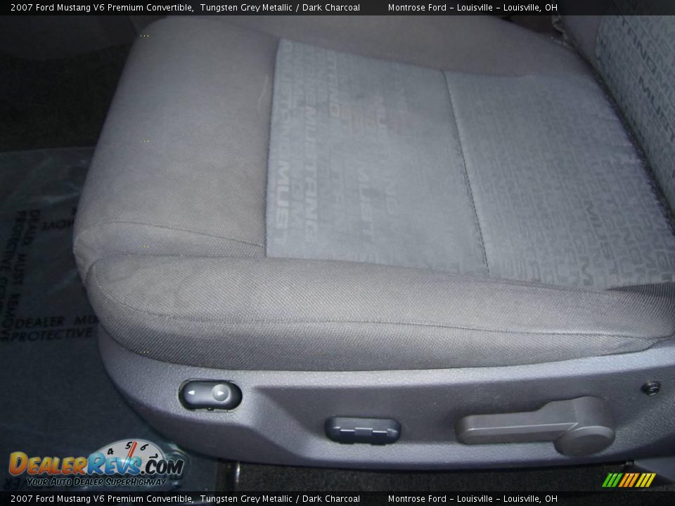 2007 Ford Mustang V6 Premium Convertible Tungsten Grey Metallic / Dark Charcoal Photo #10
