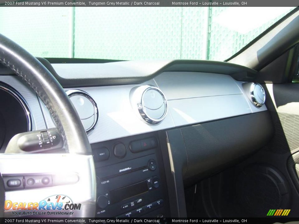 2007 Ford Mustang V6 Premium Convertible Tungsten Grey Metallic / Dark Charcoal Photo #14