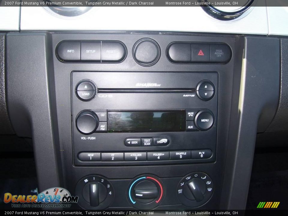 2007 Ford Mustang V6 Premium Convertible Tungsten Grey Metallic / Dark Charcoal Photo #15
