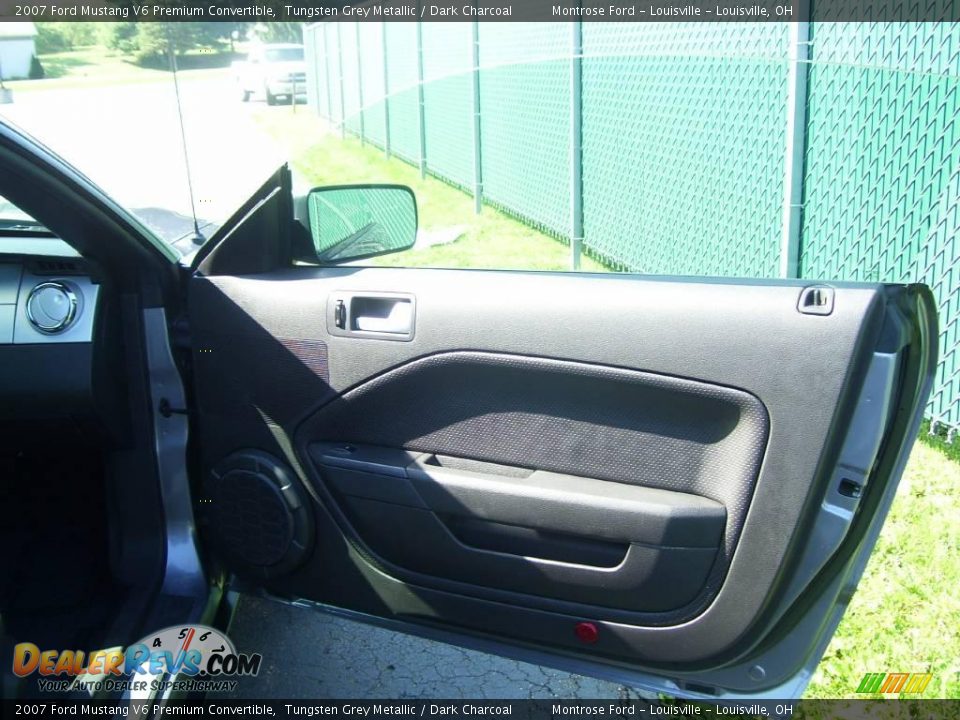 2007 Ford Mustang V6 Premium Convertible Tungsten Grey Metallic / Dark Charcoal Photo #16