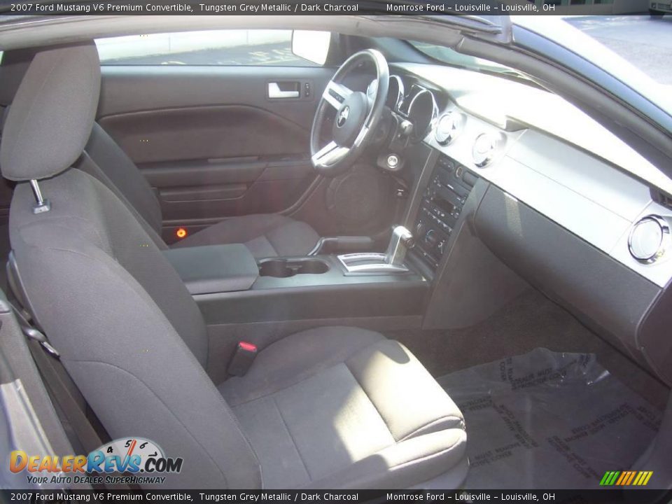2007 Ford Mustang V6 Premium Convertible Tungsten Grey Metallic / Dark Charcoal Photo #17