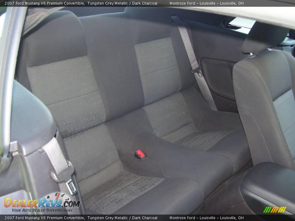 2007 Ford Mustang V6 Premium Convertible Tungsten Grey Metallic / Dark Charcoal Photo #18