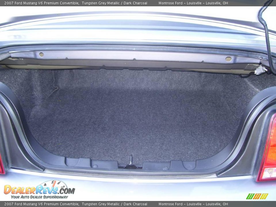 2007 Ford Mustang V6 Premium Convertible Tungsten Grey Metallic / Dark Charcoal Photo #19