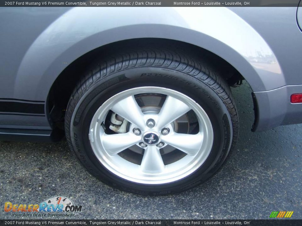 2007 Ford Mustang V6 Premium Convertible Tungsten Grey Metallic / Dark Charcoal Photo #20