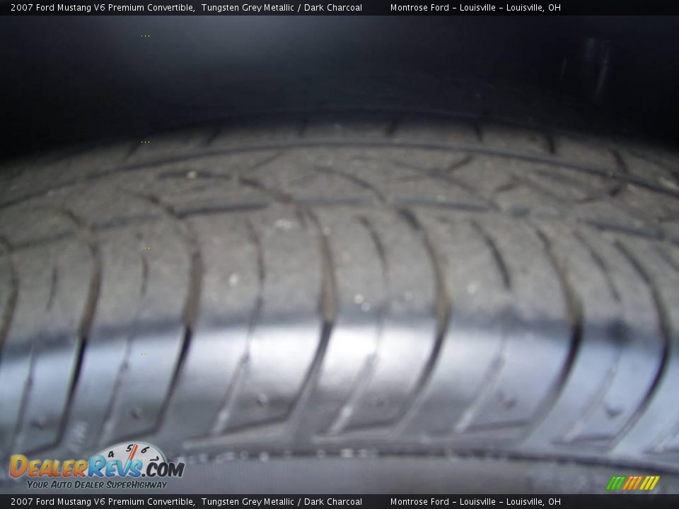 2007 Ford Mustang V6 Premium Convertible Tungsten Grey Metallic / Dark Charcoal Photo #21