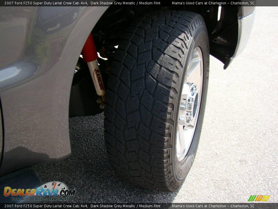 2007 Ford F250 Super Duty Lariat Crew Cab 4x4 Dark Shadow Grey Metallic / Medium Flint Photo #20