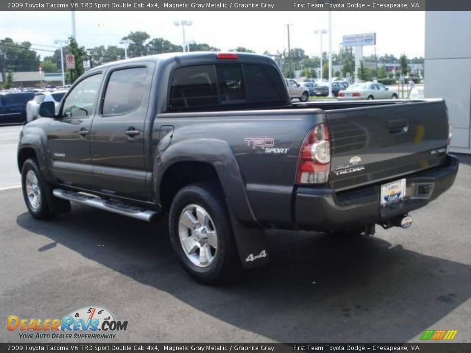 2009 Toyota Tacoma V6 TRD Sport Double Cab 4x4 Magnetic Gray Metallic / Graphite Gray Photo #2