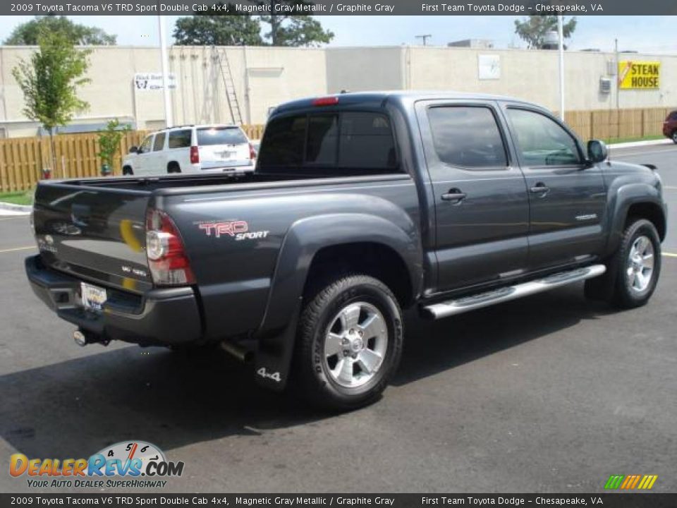 2009 Toyota Tacoma V6 TRD Sport Double Cab 4x4 Magnetic Gray Metallic / Graphite Gray Photo #5