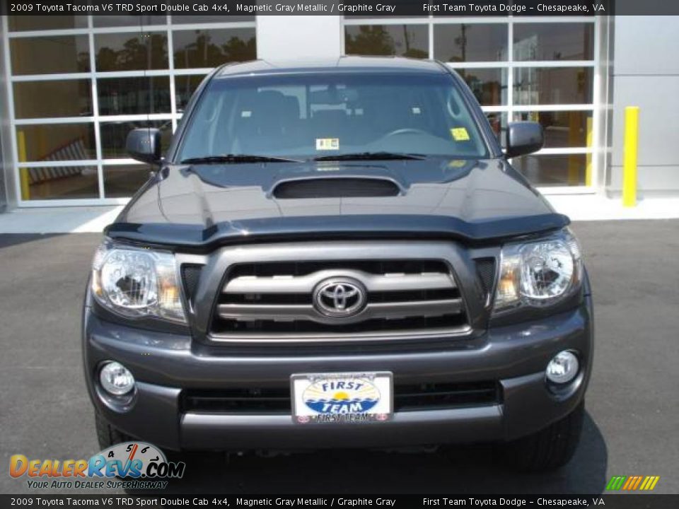 2009 Toyota Tacoma V6 TRD Sport Double Cab 4x4 Magnetic Gray Metallic / Graphite Gray Photo #8