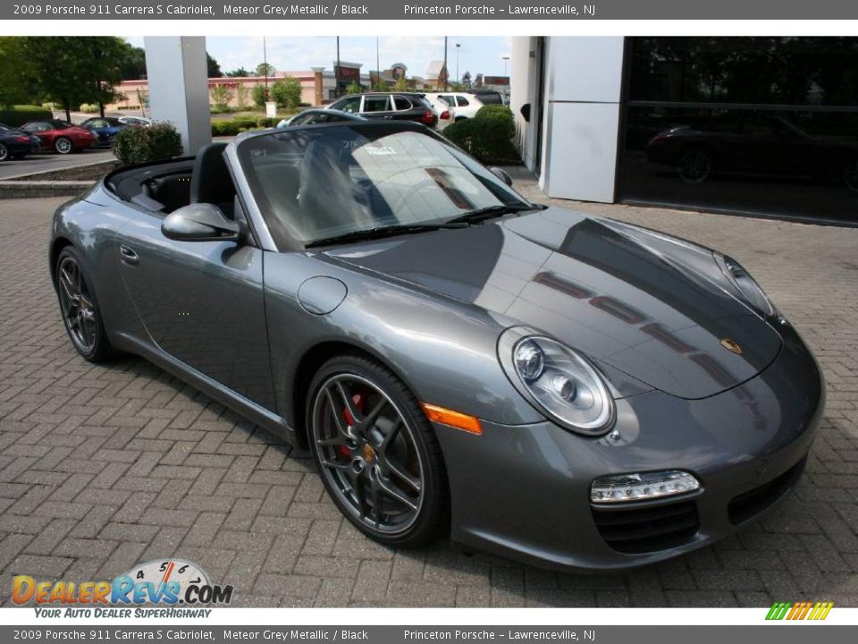 2009 Porsche 911 Carrera S Cabriolet Meteor Grey Metallic / Black Photo #1
