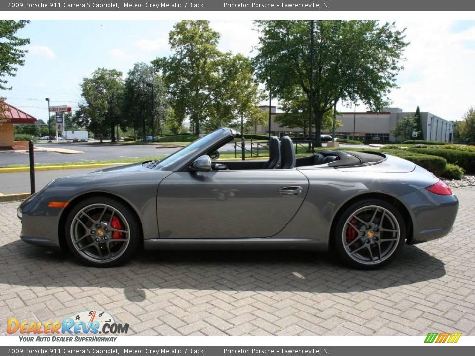 2009 Porsche 911 Carrera S Cabriolet Meteor Grey Metallic / Black Photo #4