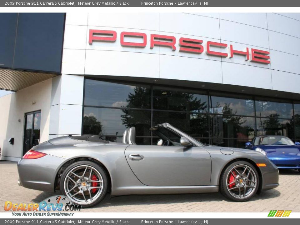 2009 Porsche 911 Carrera S Cabriolet Meteor Grey Metallic / Black Photo #8