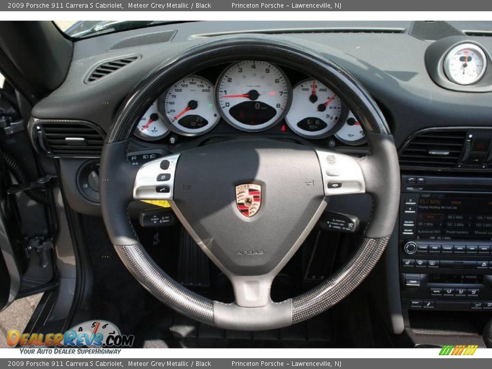 2009 Porsche 911 Carrera S Cabriolet Meteor Grey Metallic / Black Photo #14