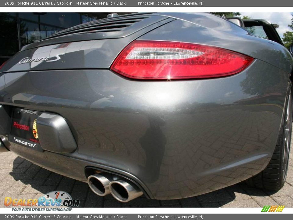 2009 Porsche 911 Carrera S Cabriolet Meteor Grey Metallic / Black Photo #22