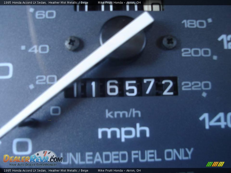 1995 Honda Accord LX Sedan Heather Mist Metallic / Beige Photo #21