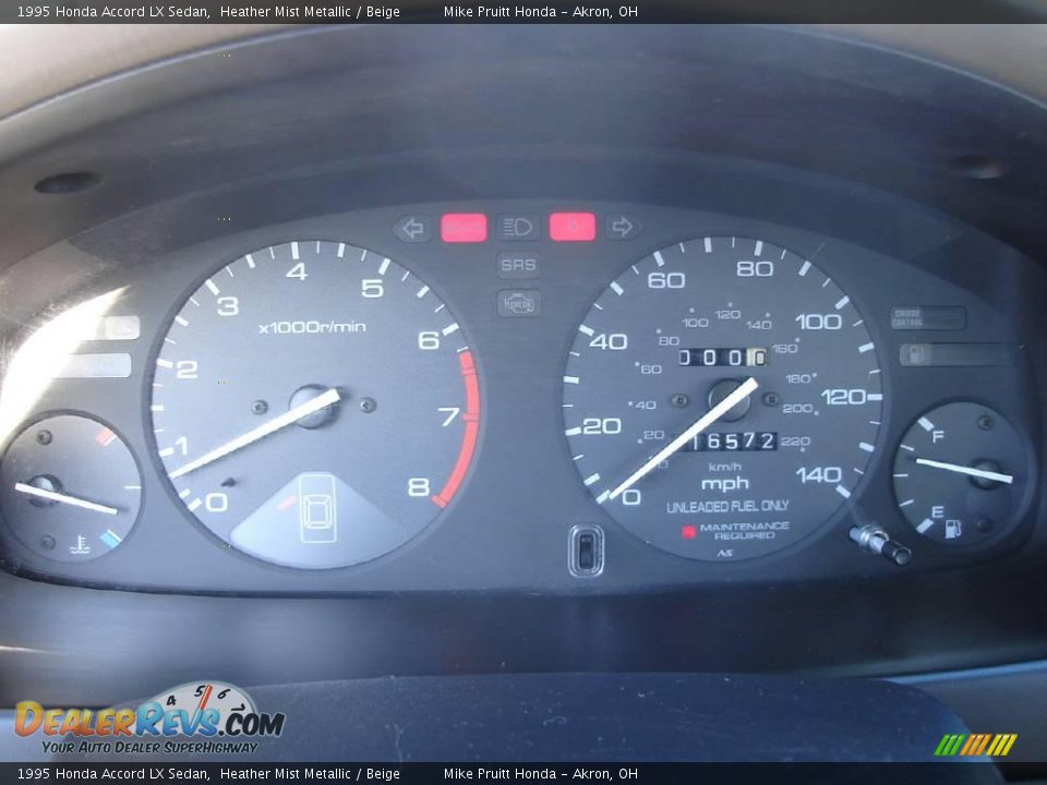 1995 Honda Accord LX Sedan Heather Mist Metallic / Beige Photo #22