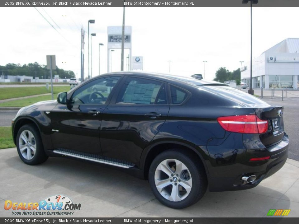 2009 BMW X6 xDrive35i Jet Black / Black Nevada Leather Photo #3