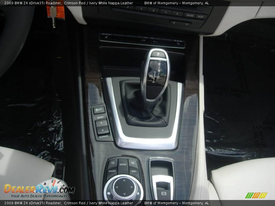2009 BMW Z4 sDrive35i Roadster Crimson Red / Ivory White Nappa Leather Photo #20