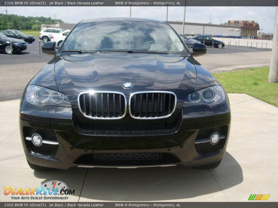 2009 BMW X6 xDrive35i Jet Black / Black Nevada Leather Photo #7