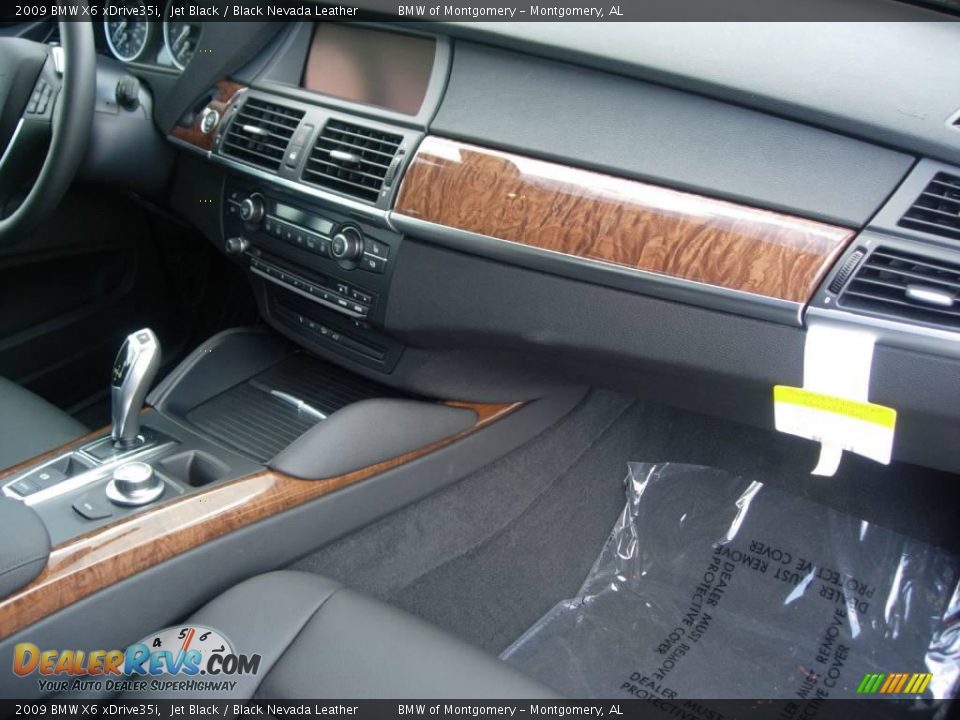 2009 BMW X6 xDrive35i Jet Black / Black Nevada Leather Photo #18