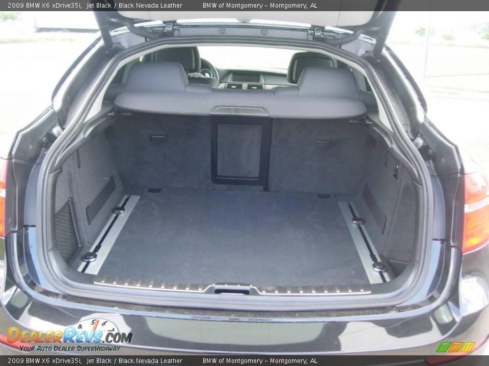 2009 BMW X6 xDrive35i Jet Black / Black Nevada Leather Photo #19