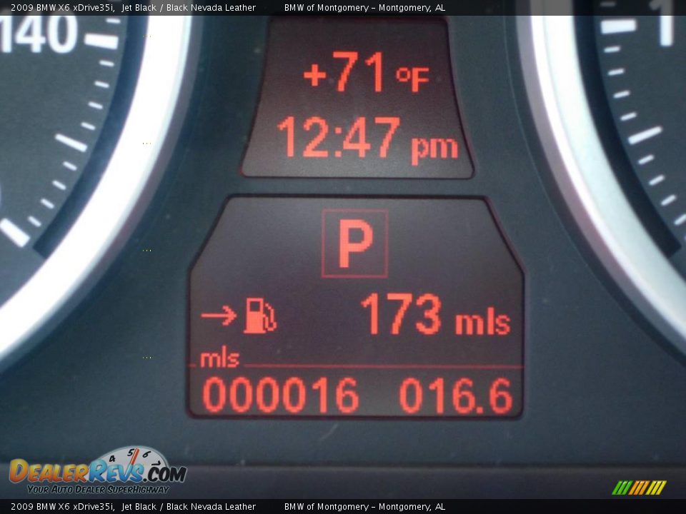 2009 BMW X6 xDrive35i Jet Black / Black Nevada Leather Photo #20