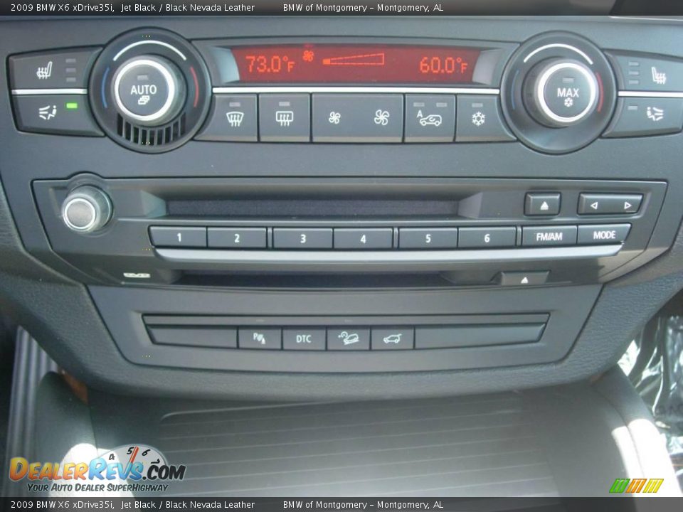 2009 BMW X6 xDrive35i Jet Black / Black Nevada Leather Photo #22