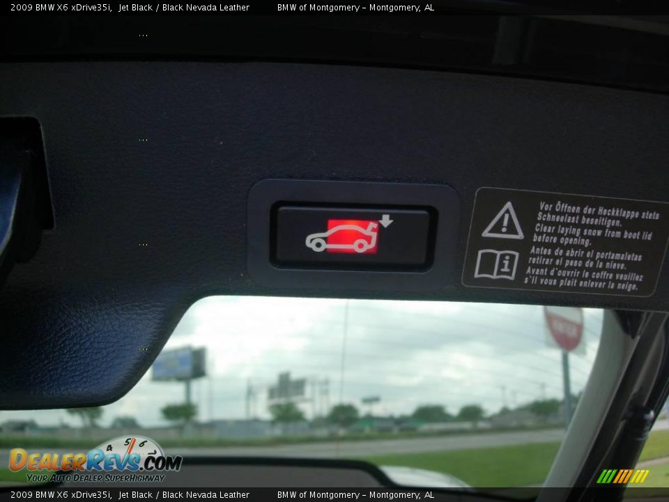 2009 BMW X6 xDrive35i Jet Black / Black Nevada Leather Photo #26