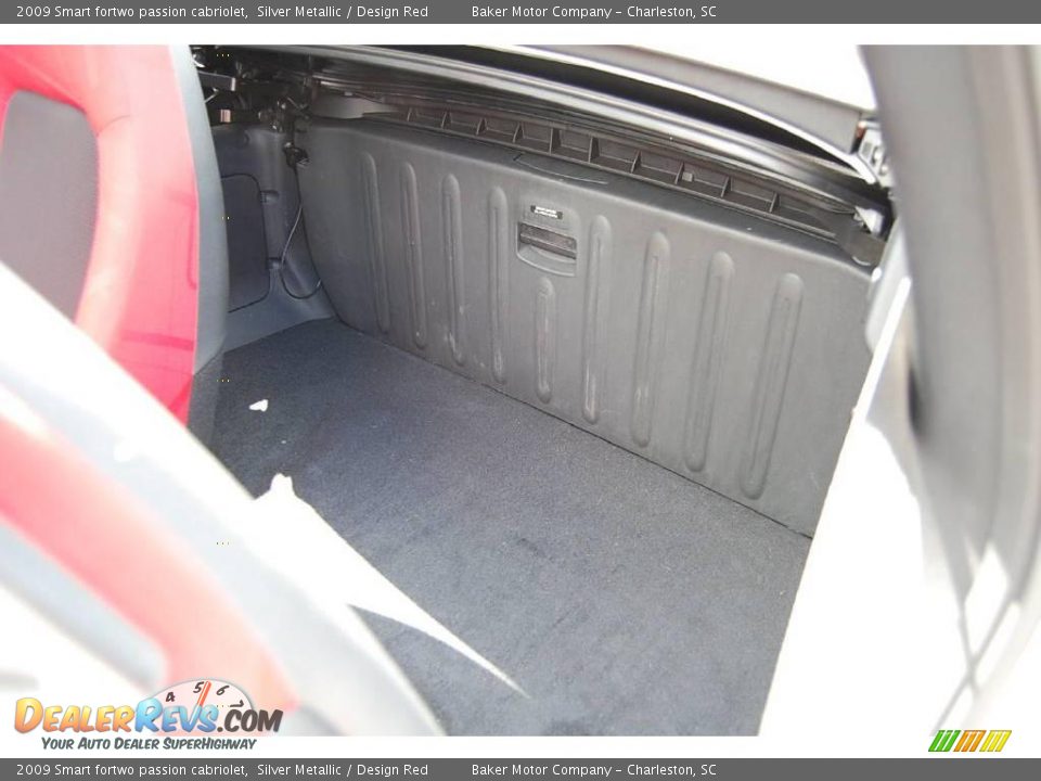 2009 Smart fortwo passion cabriolet Silver Metallic / Design Red Photo #6