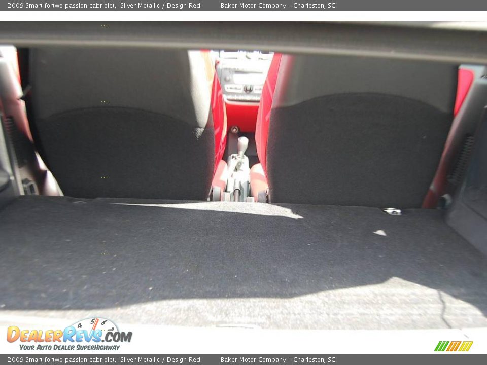 2009 Smart fortwo passion cabriolet Silver Metallic / Design Red Photo #7