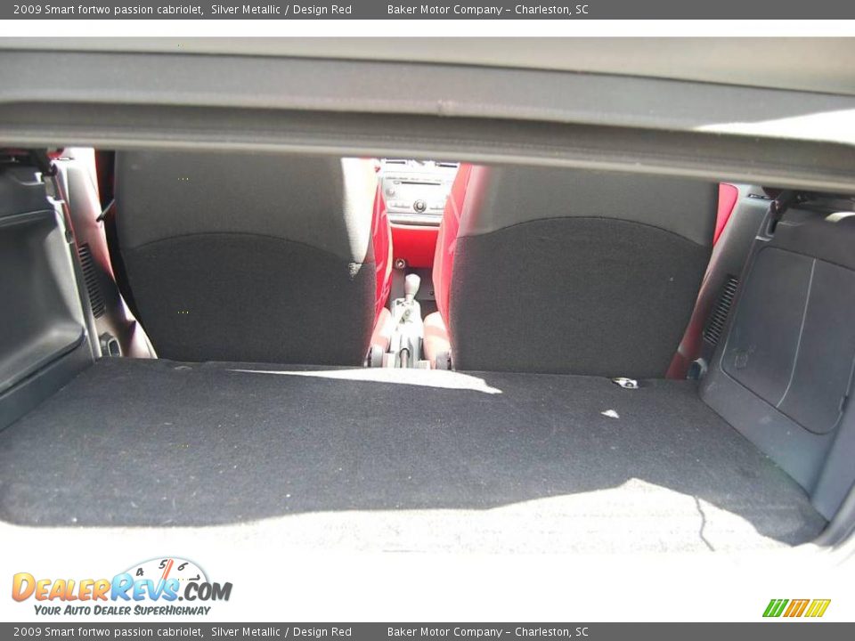 2009 Smart fortwo passion cabriolet Silver Metallic / Design Red Photo #8