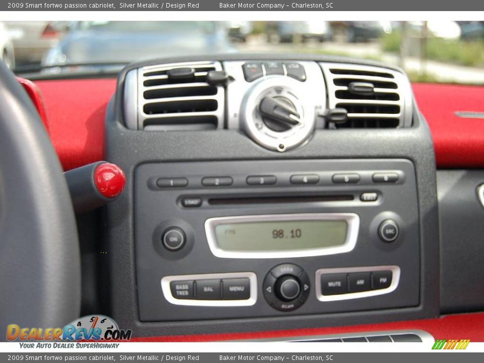 2009 Smart fortwo passion cabriolet Silver Metallic / Design Red Photo #20