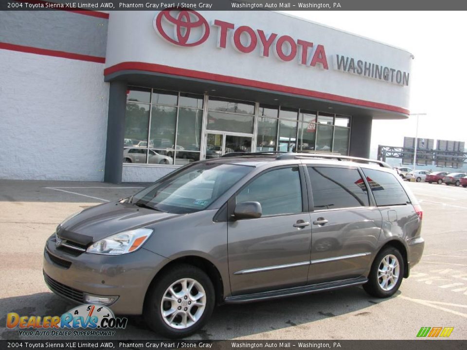 2004 Toyota Sienna XLE Limited AWD Phantom Gray Pearl / Stone Gray Photo #1