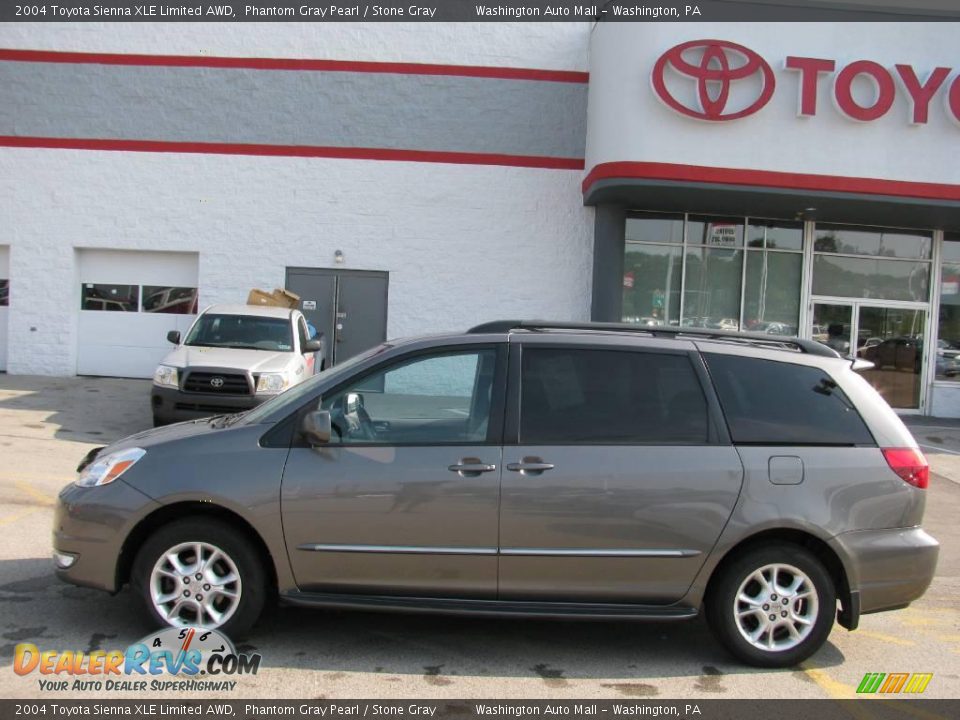 2004 Toyota Sienna XLE Limited AWD Phantom Gray Pearl / Stone Gray Photo #2