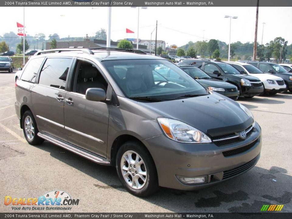 2004 Toyota Sienna XLE Limited AWD Phantom Gray Pearl / Stone Gray Photo #8