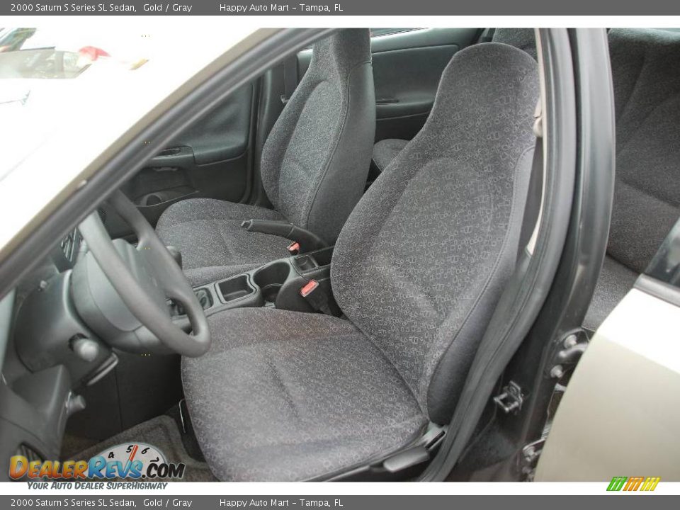 2000 Saturn S Series SL Sedan Gold / Gray Photo #12