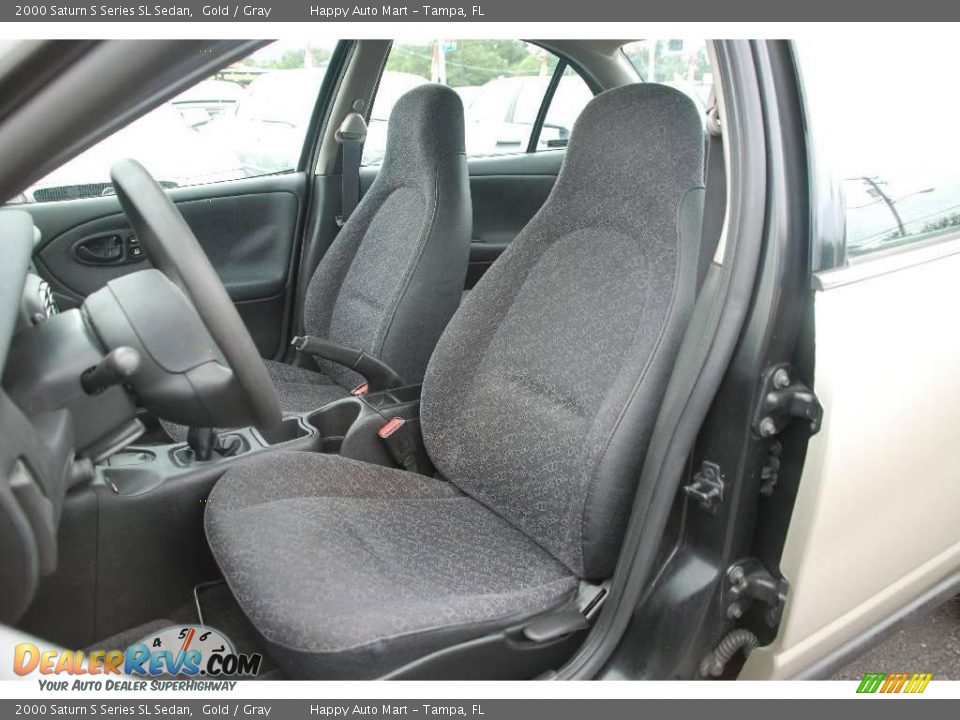 2000 Saturn S Series SL Sedan Gold / Gray Photo #14