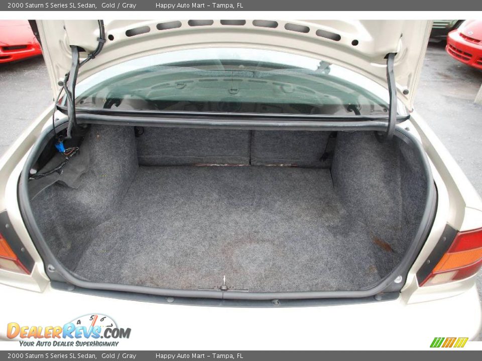 2000 Saturn S Series SL Sedan Gold / Gray Photo #17
