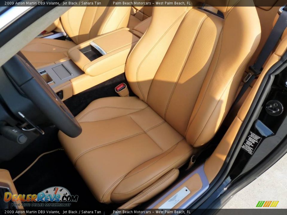 2009 Aston Martin DB9 Volante Jet Black / Sahara Tan Photo #15